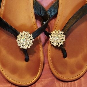 Black Bling ✨ Sandals